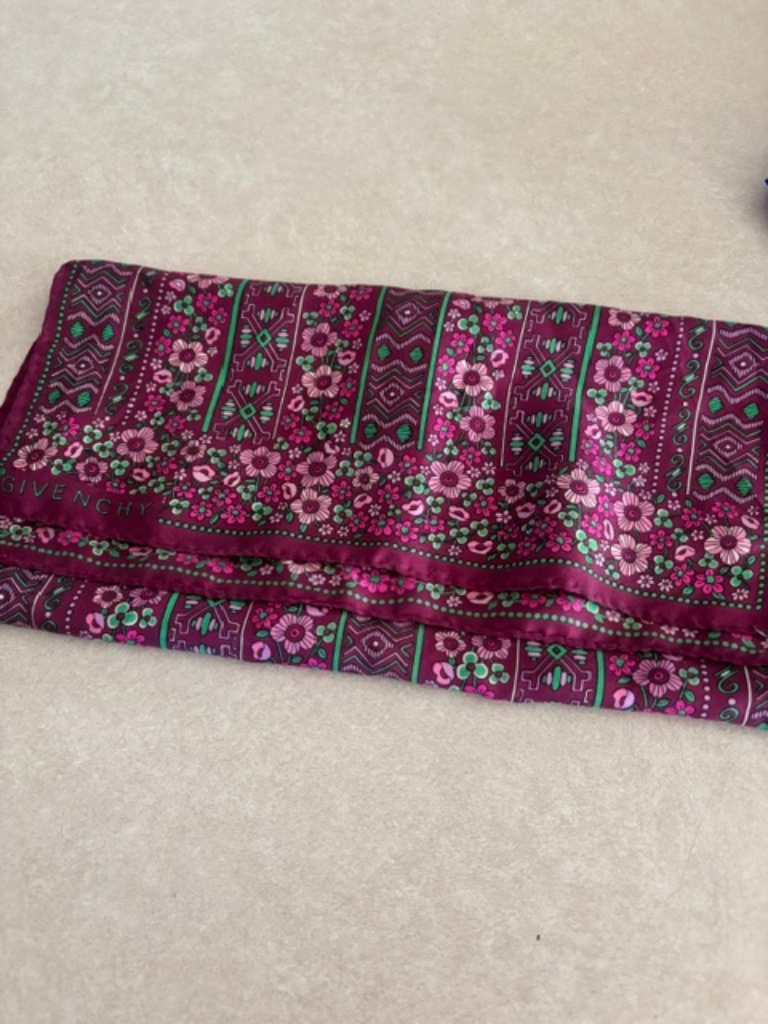 Givenchy Vintage 100 Silk Scarf